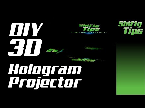 DIY 3D Hologram Projector (not from CD case)