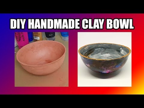 DIY AIR DRY CLAY BOWL