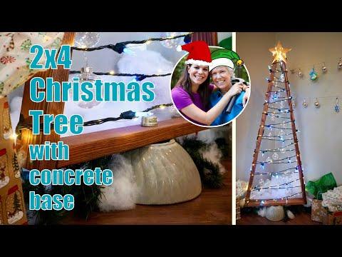 DIY Alternative 2x4 Wood Christmas Tree