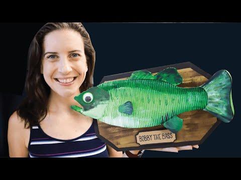 DIY Animatronic Singing Bass Fish with micro:bit and Brown Dog Gadgets bit:board