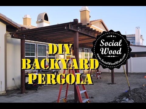 DIY Backyard Pergola