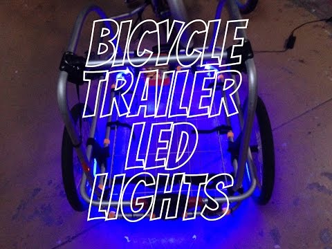 DIY Bicycle Trailer LED Lights