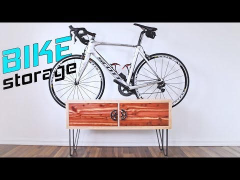 DIY Bike Stand Cabinet | Bicycle Storage Solution for Small Home/Apartment