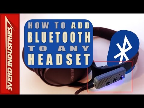 DIY Bluetooth Adapter for ANY Headset || How To