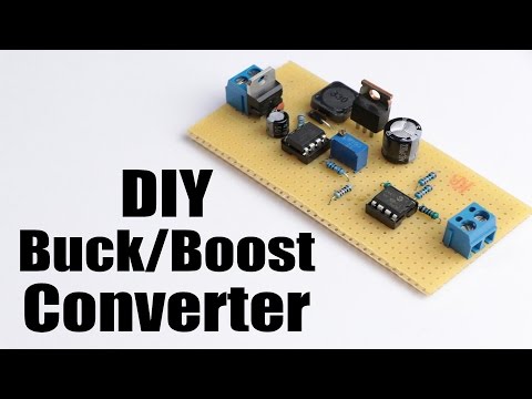 DIY Buck/Boost Converter (Flyback) || How to step up/down DC voltage efficiently