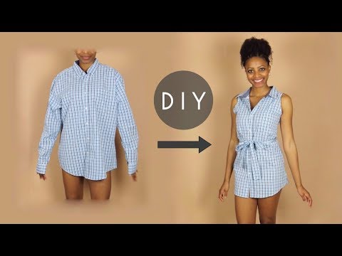 DIY Button Up Sleeveless Dress (Beginners Sewing)