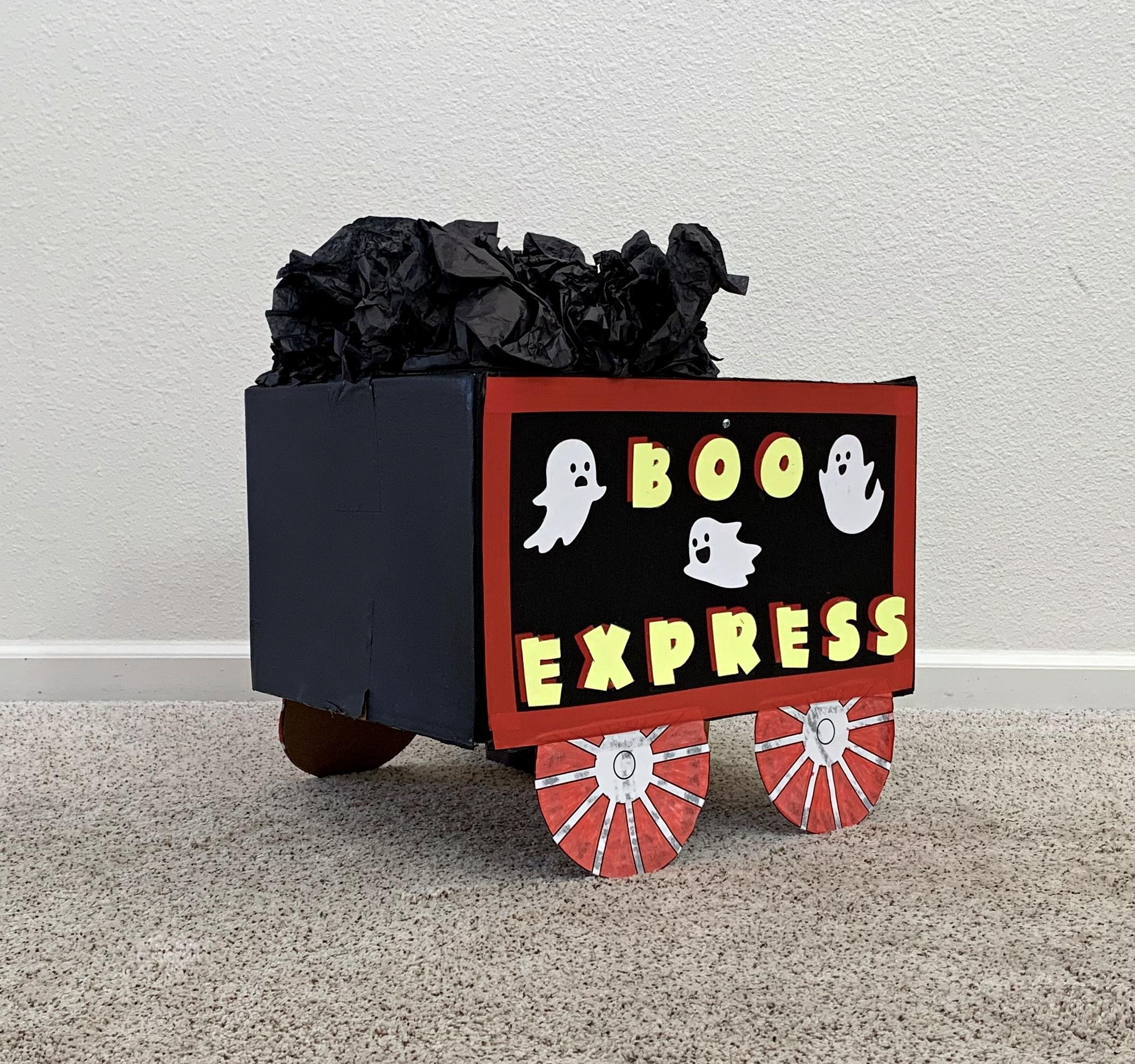 DIY Cardboard Coal Car Halloween Costume Photo 12.jpg