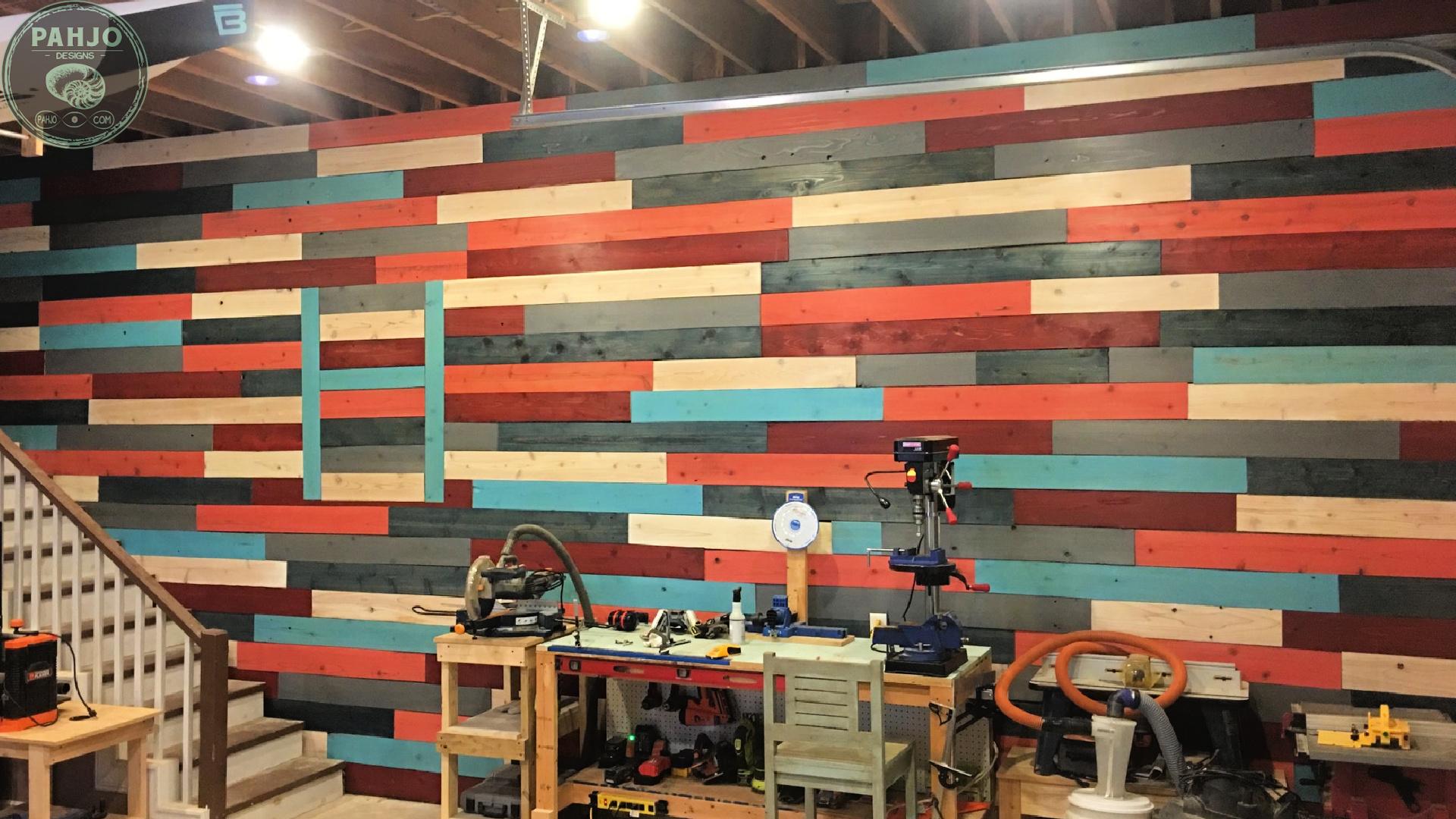 DIY Cedar Accent Wall Reclaimed Fence Boards - Install 3.jpg