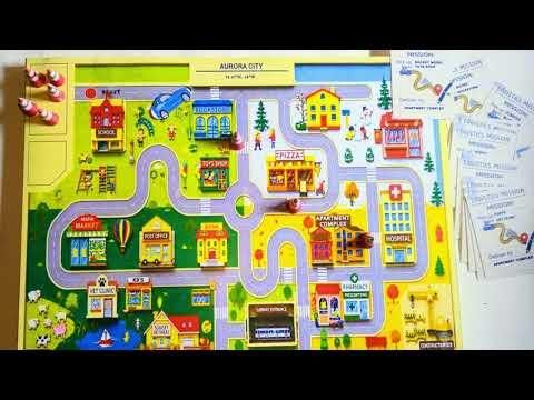 DIY Cityscape Map Board Game