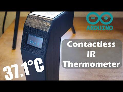 DIY Contactless IR Thermometer - 3D printed &amp; Arduino