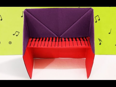 DIY Crafts : How to Make Origami Piano | DIY Project Idea | Easy Kids Crafts
