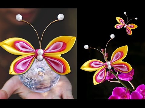 DIY Crafts - How to Make a Satin Butterfly in Few Easy Steps | Girls Accessories