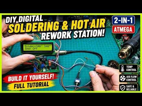 DIY Digital Soldering &amp; Hot Air Rework Station | Complete Build Guide | JLCPCB