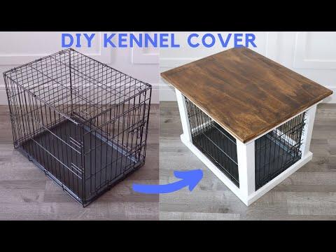 DIY Dog Kennel Cover