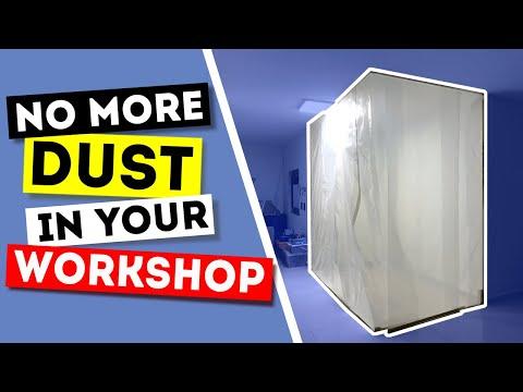 DIY Dust Control Room for Workshop - Woodworking Project