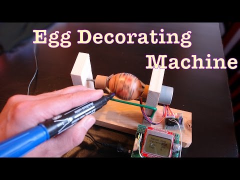 DIY Egg Decorating Machine with Arduino