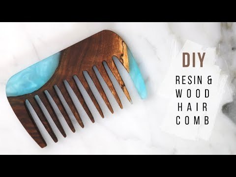DIY Epoxy Resin &amp;amp; Wood Comb | Collab With Pneumatic Addict