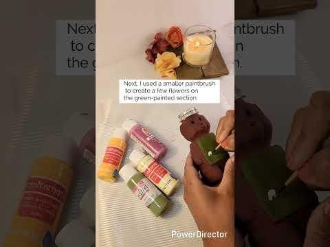 DIY Fall Decor: Upcycled Honey Bear Bottle Floral Display #youtubeshorts #upcycledcrafts #easydiy