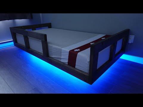 DIY Floating Bed Frame - Build from 2x4's