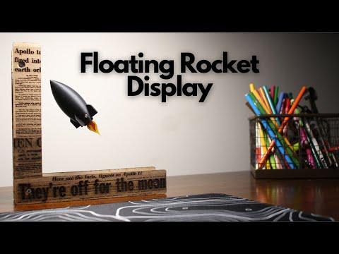 DIY Floating Rocket Display