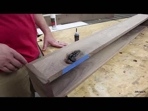 DIY Floating Shelf with Waterfall Edges | Woodworking Projects