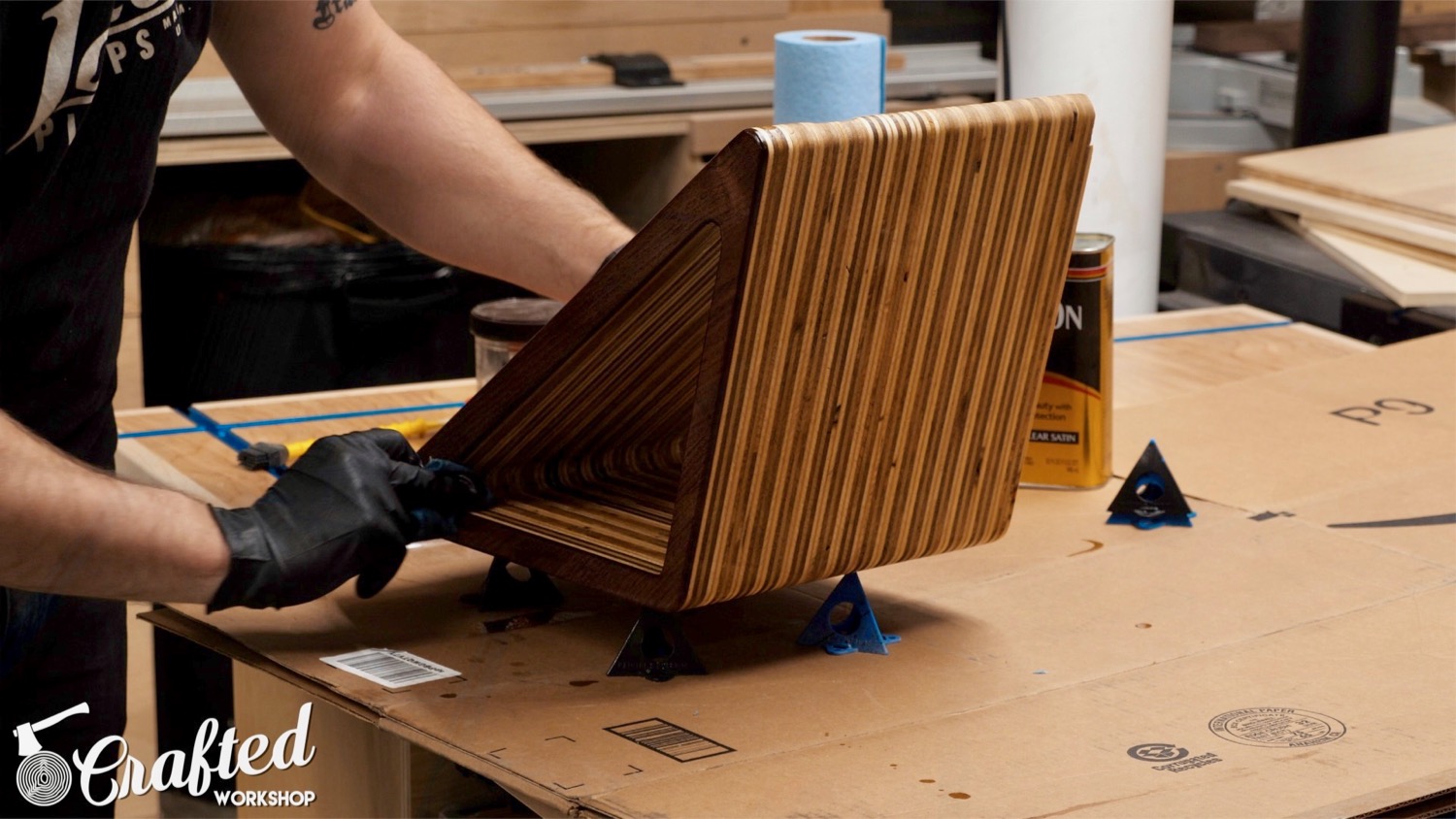 DIY Floating Wall-Mounted Bike Rack | How To Build - Woodworking - 20.jpg
