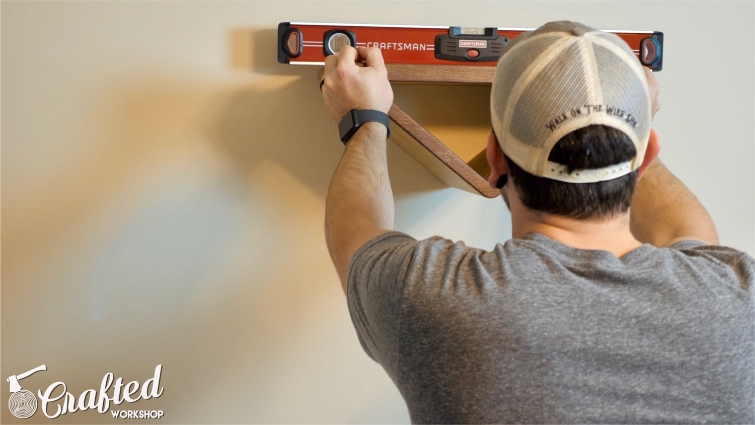DIY Floating Wall-Mounted Bike Rack | How To Build - Woodworking - 22.jpg