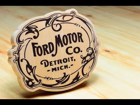 DIY Ford 1903 Wooden Logo