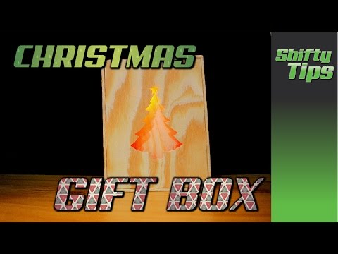 DIY Glowing Christmas Gift Box