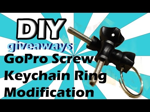 DIY GoPro Screw Keychain Ring Modification for Tethering