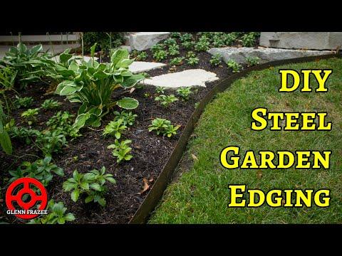 DIY Hammer-In Steel Garden Edging