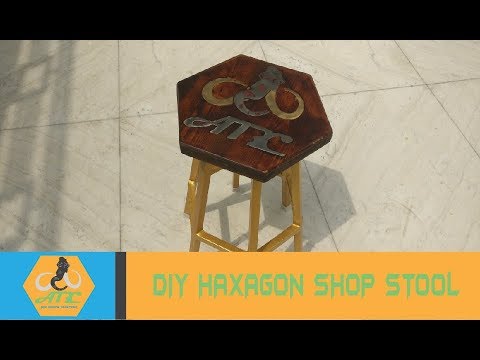 DIY Haxagon shop stool build