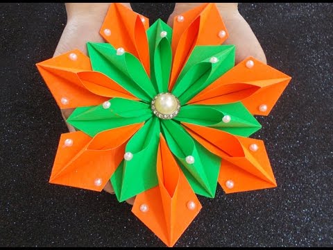 DIY Home Decorating Ideas : How to Make Origami Paper Craft for Decoration