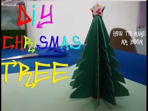 DIY How To Make A Christmas Tree from paper