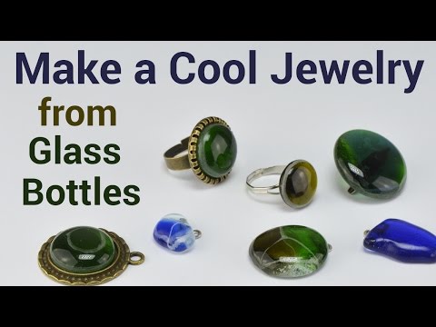 DIY Jewelry from Glass Bottles | Microwave Kiln