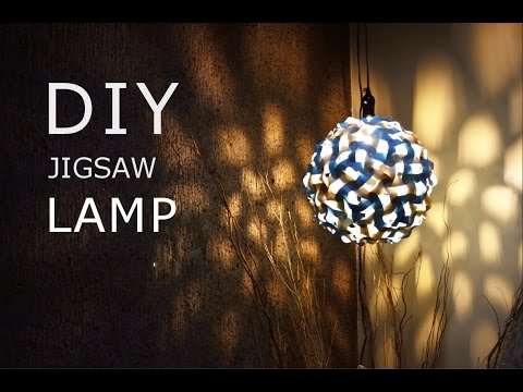 DIY Jigsaw Lamp