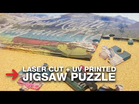 DIY Jigsaw Puzzle | Laser Cut Acrylic Puzzle | Trotec