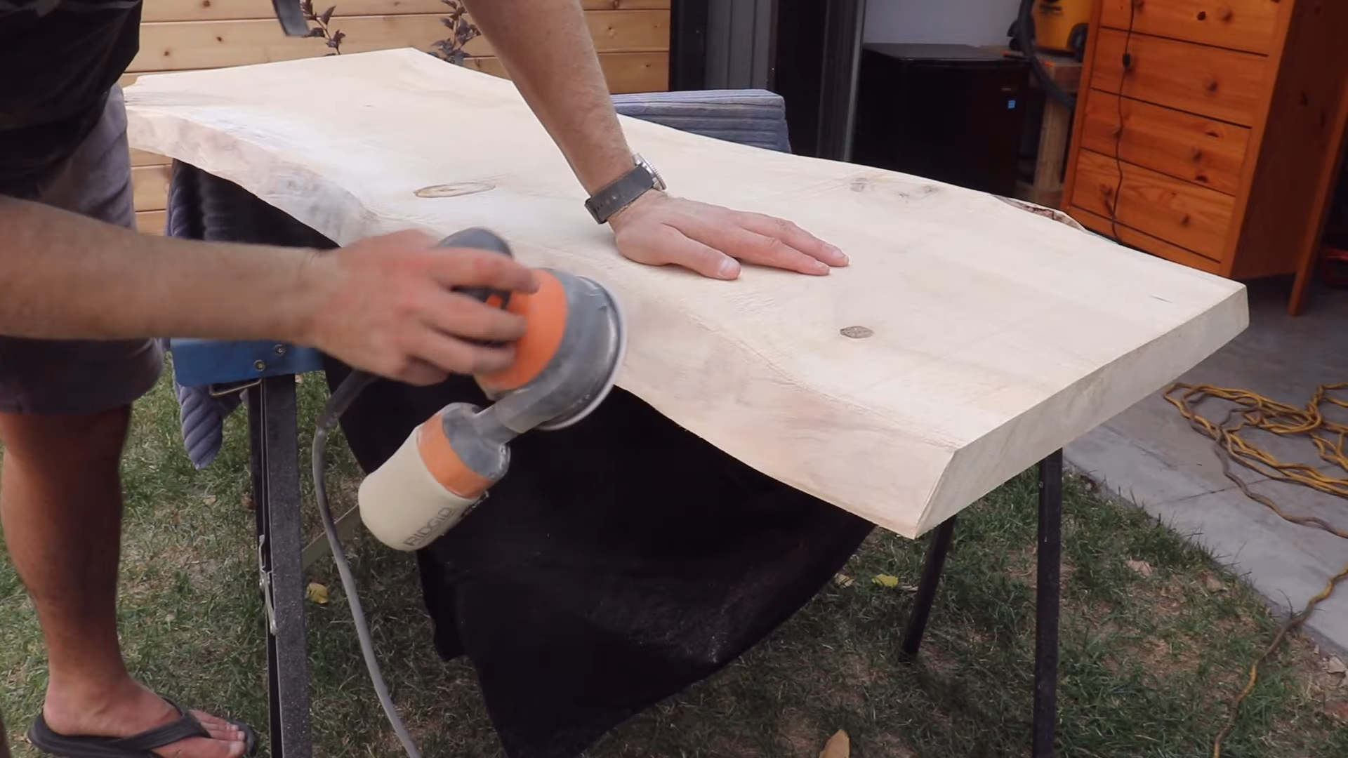 DIY Live Edge Desk with Steel Inlay 1-10 screenshot.png