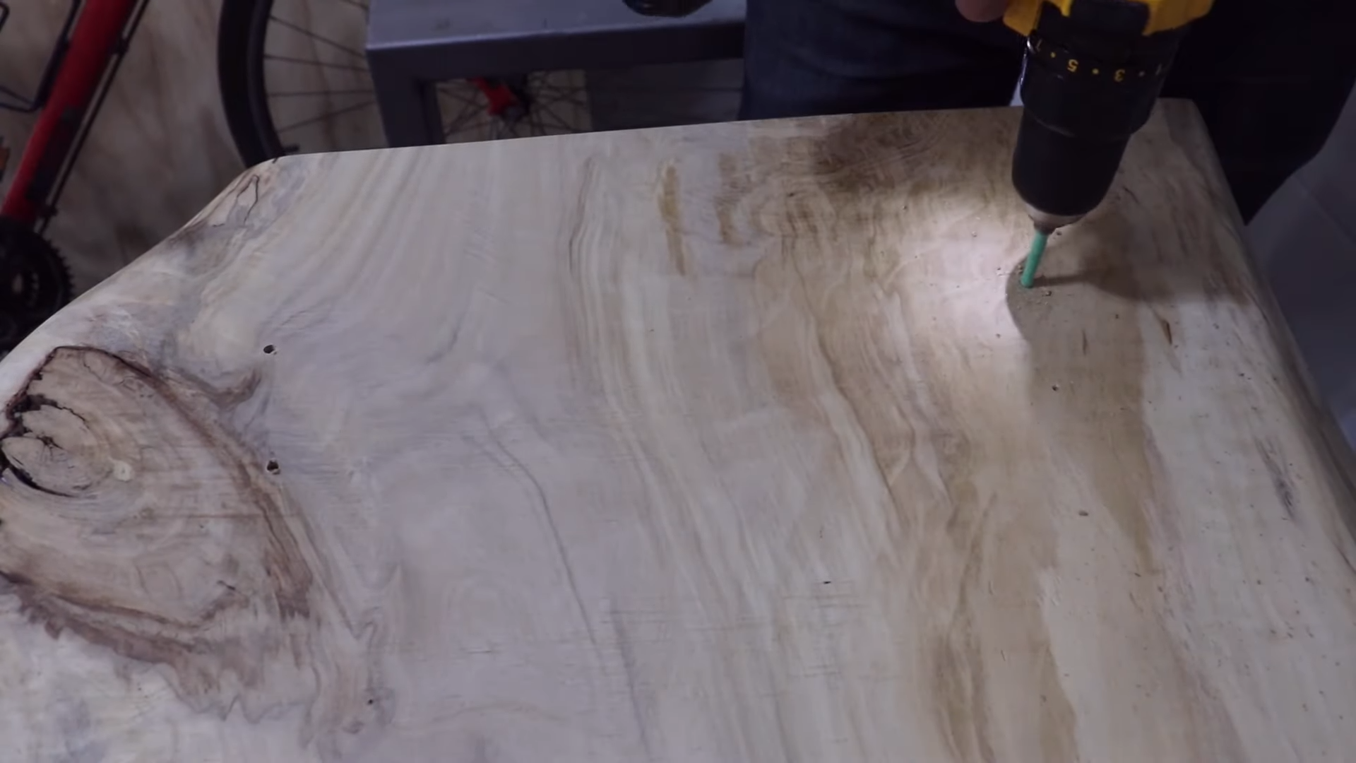 DIY Live Edge Desk with Steel Inlay 10-38 screenshot.png