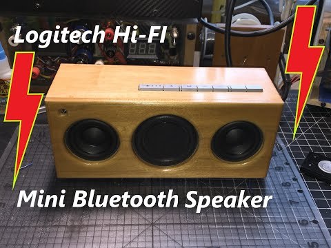 DIY Logitech Pure Fi Anywhere 2 Rebuild &amp;amp; Mini Bluetooth Speaker Upgrade Conversion