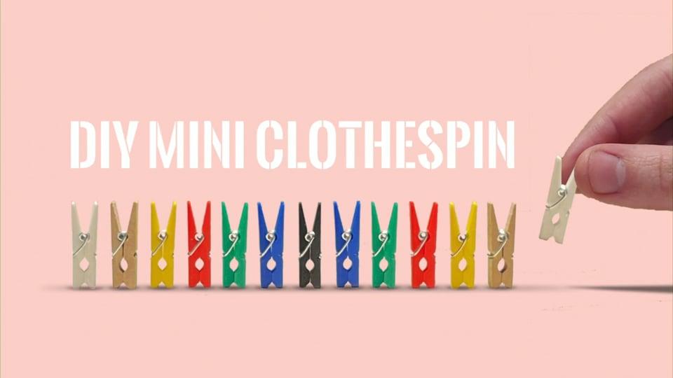 DIY MINI CLOTHESPIN by cfb70