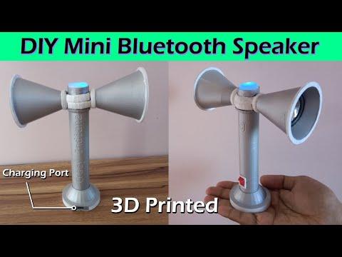 DIY Mini Bluetooth Speaker 3D Printed