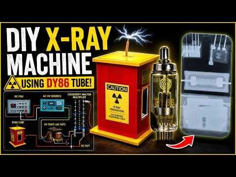 DIY Miniature X Ray Machine using a TV Vacuum Tube DY86
