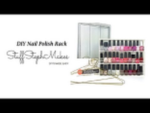 DIY Nailpolish Rack