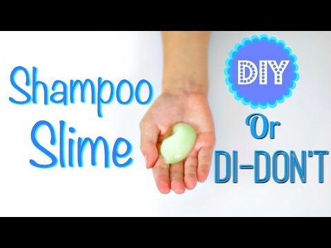 DIY OR DI-DON&amp;rsquo;T - SHAMPOO SLIME!  SLIME TEST - PASS OR FAIL?!