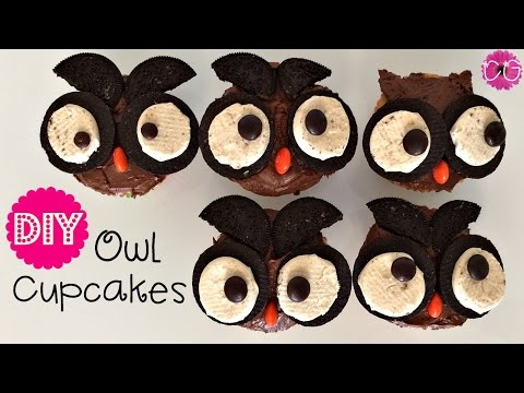 DIY OWL CUPCAKES!  Easy &amp;amp; SO Cute!