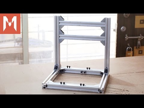 DIY PCB Milling Machine - Part 1 - Building Frame