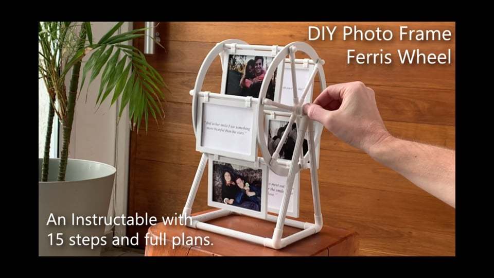 DIY PHOTO FRAME FERRIS WHEEL