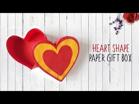DIY Paper Heart Gift Box | Handmade Gift Ideas | Easy Paper Craft