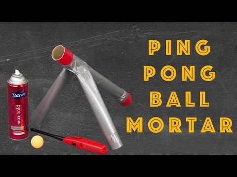 DIY Ping Pong Ball Mortar Project